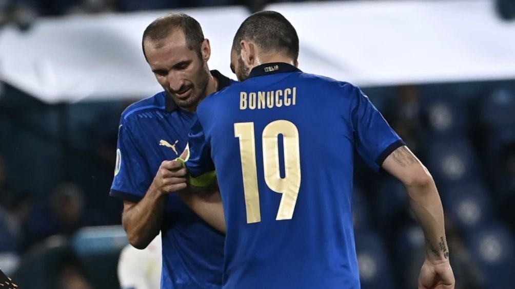 Chiellini y Bonucci en la Selección