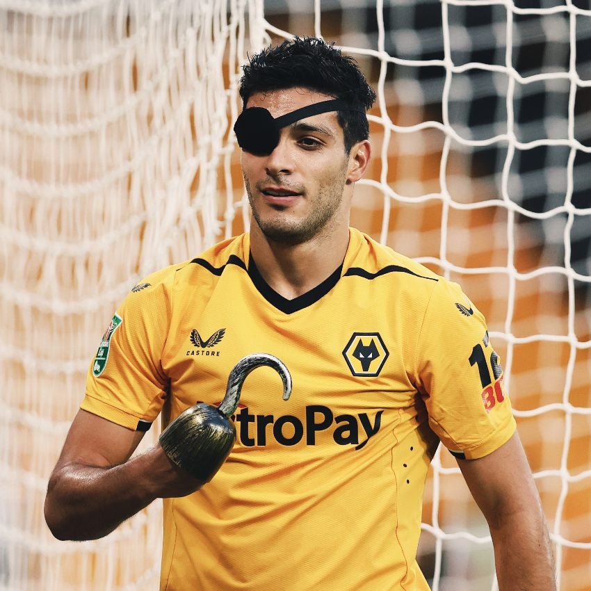 Raúl Jiménez celebrando su gol ante Preston