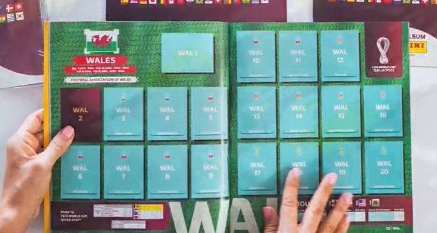 La nueva numeración de las selecciones en el álbum Panini