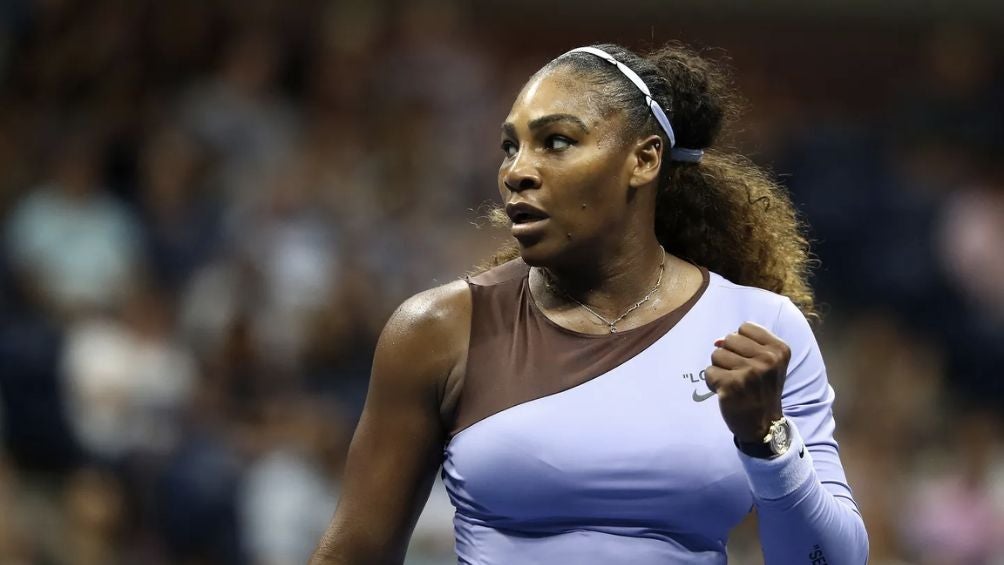 Serena durante un partido