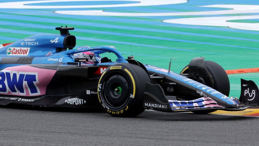 Fernando Alonso quedó tercero para salir en el GP de Bélgica