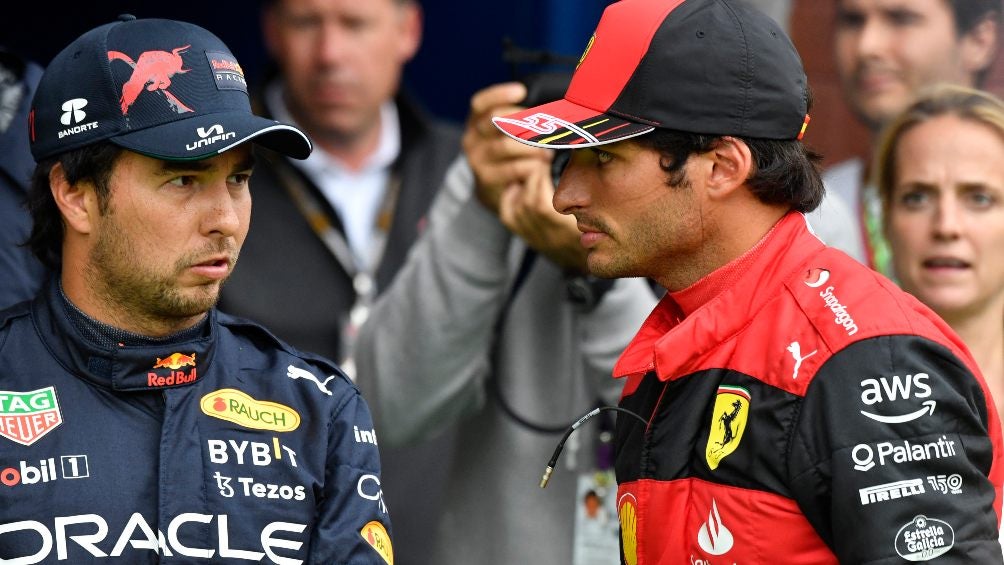 Checo Pérez y Carlos Sainz, pilotos de la F1