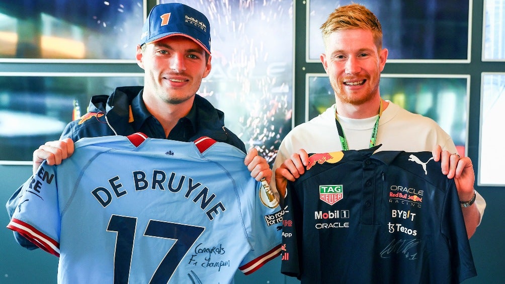 Verstappen y De Bruyne juntos en Spa