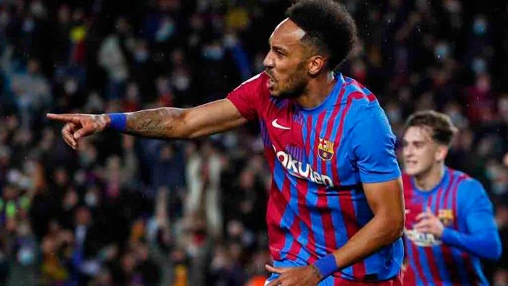 Aubameyang, jugador del FC Barcelona