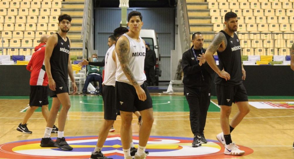 Jugadores de México durante un entrenamiento