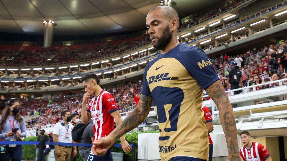 Dani Alves previo al partido vs Chivas