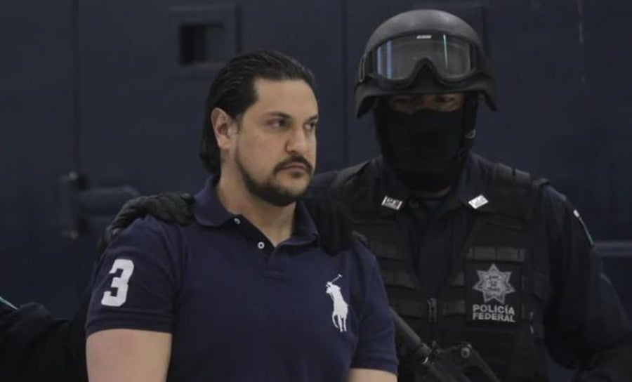 José Jorge Balderas al ser detenido