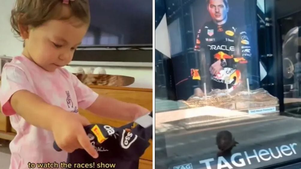 Micaela, la pequeña niña fanática de la F1