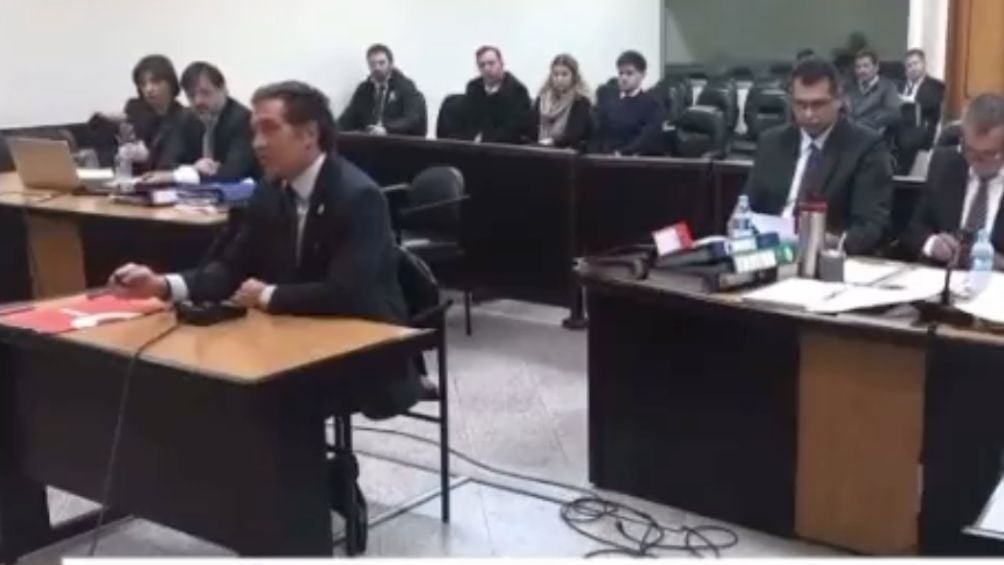 Alejandro Domínguez en el juicio contra Chilavert