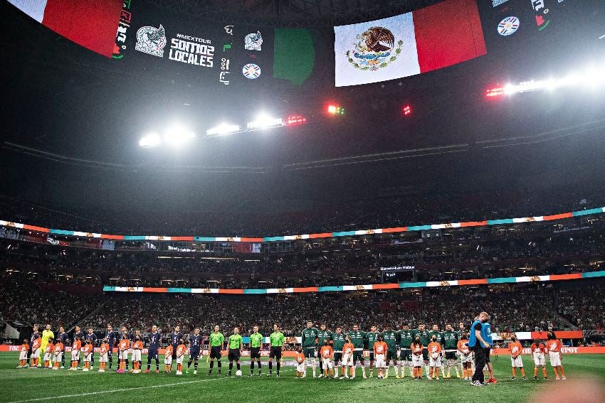 Selección Mexicana previo al partido vs Paraguay