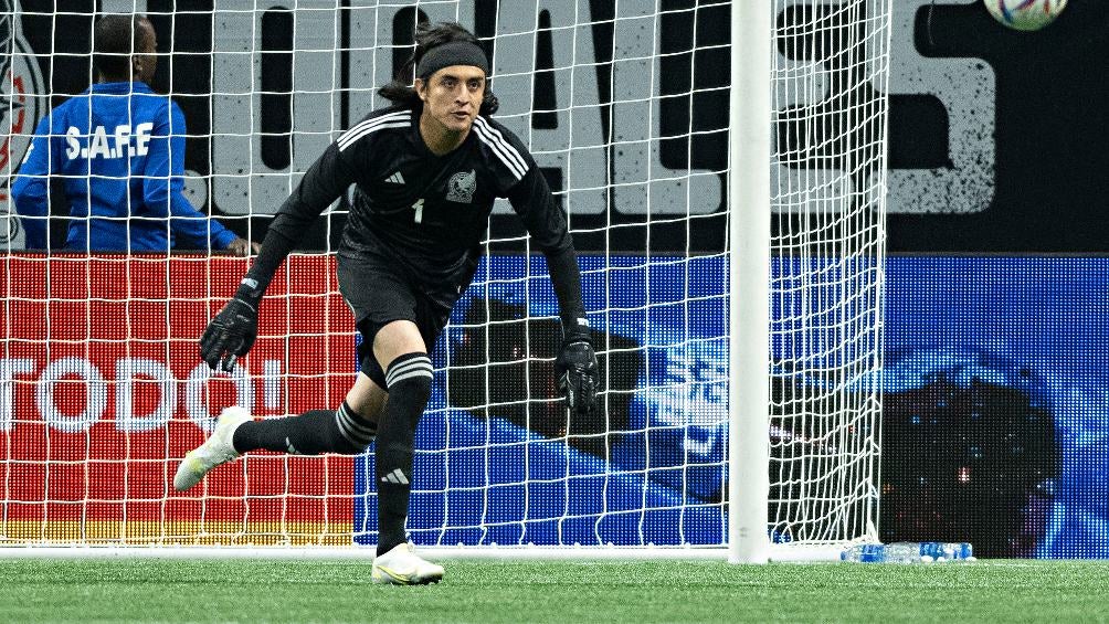 Acevedo en el partido vs Paraguay