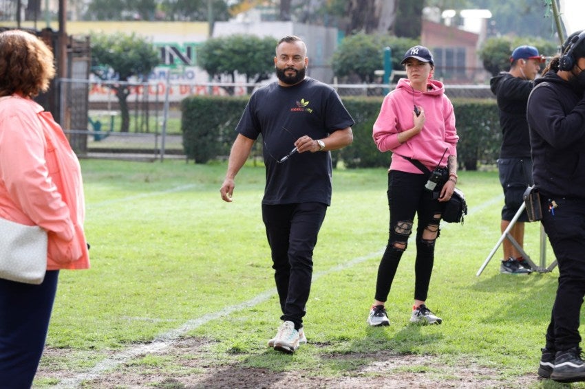 Filmación del video de NFL México 