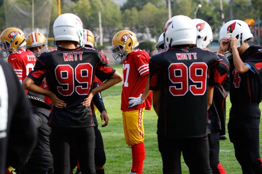 Filmación del video de NFL México 