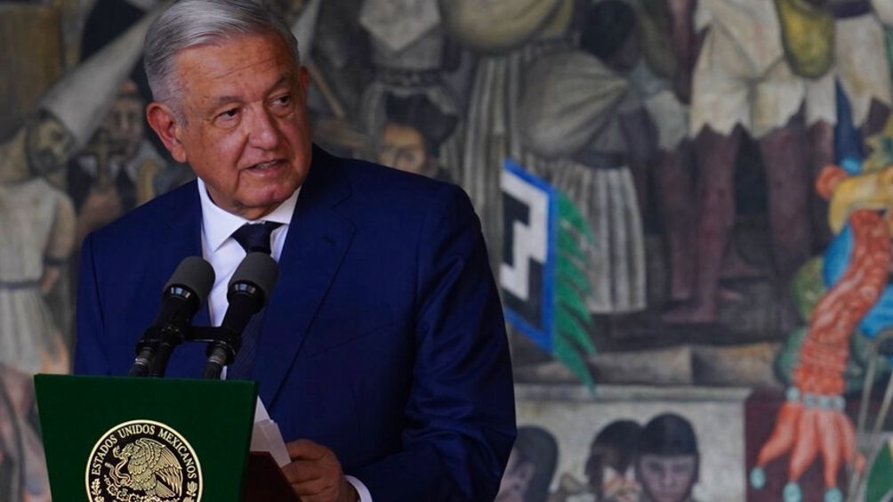 López Obrador durante el Cuarto Informe de Gobierno