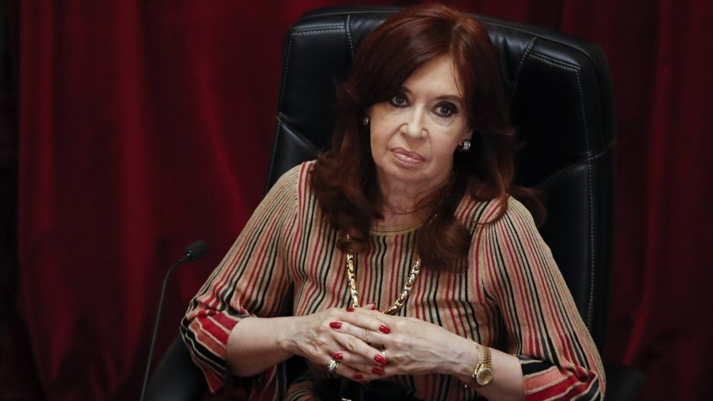 Cristina Fernández ante medios de comunicación