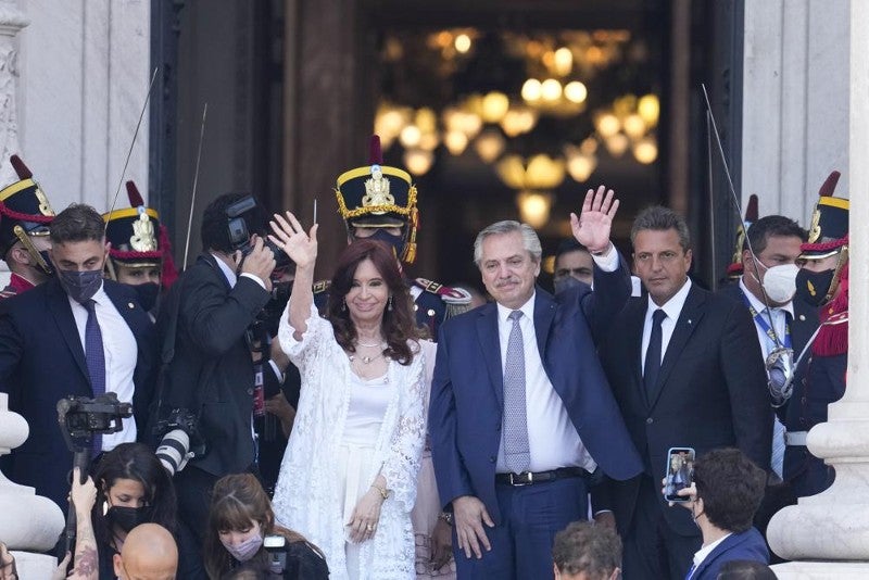 El presidente Alberto Fernández y la Vicepresidenta Cristina Fernández de Kirchner