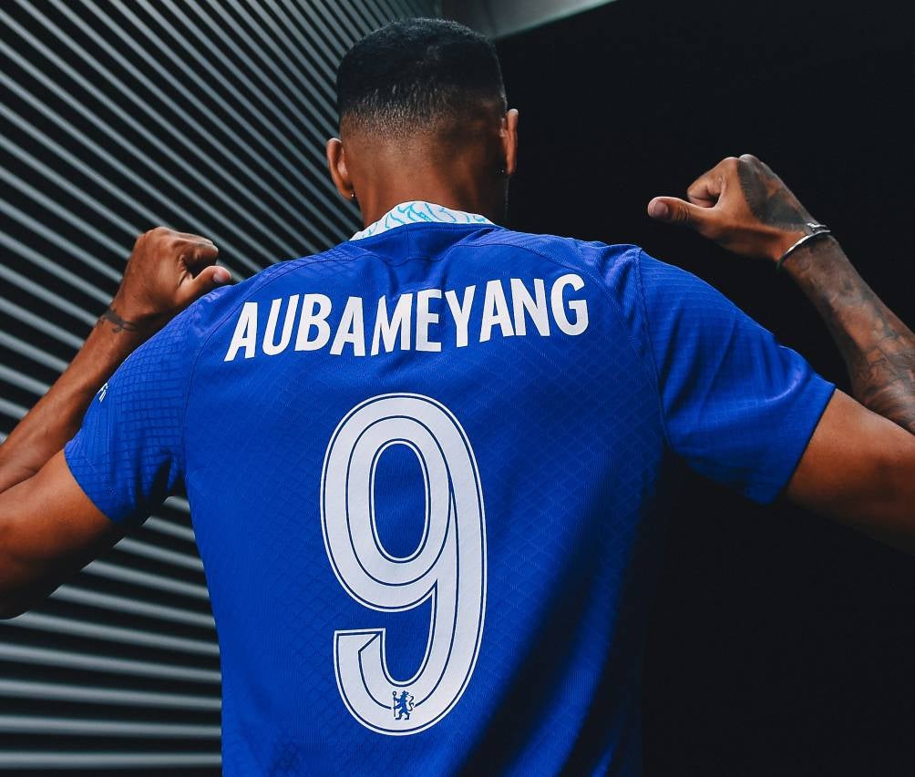 Aubameyang usará el dorsal 9 en el Chelsea