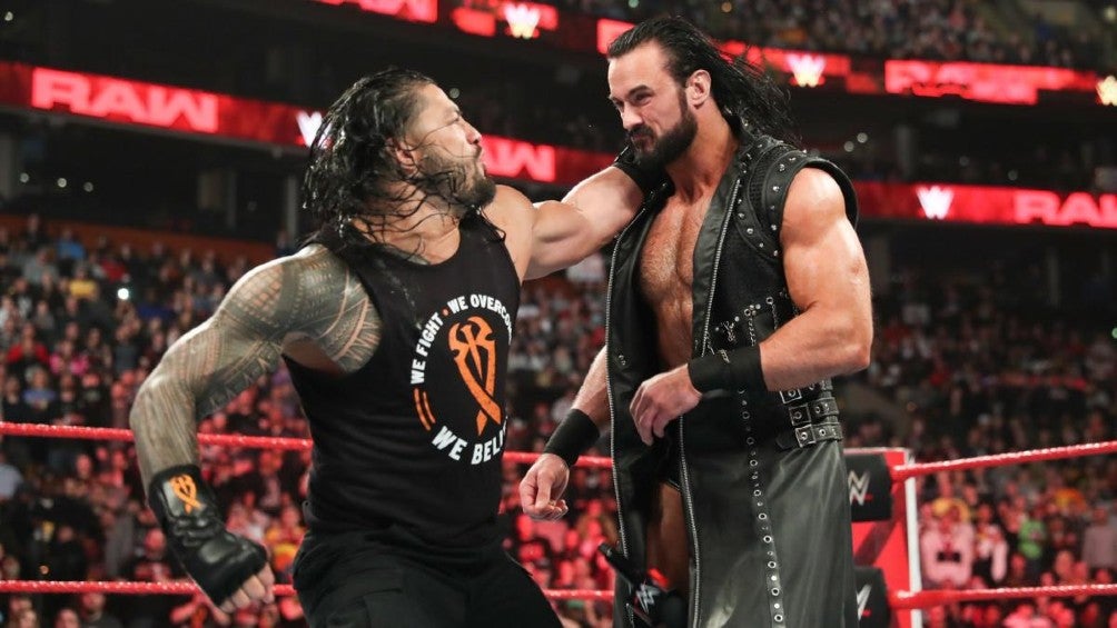  Roman Reigns buscará defender los títulos de WWE ante Drew McIntyre