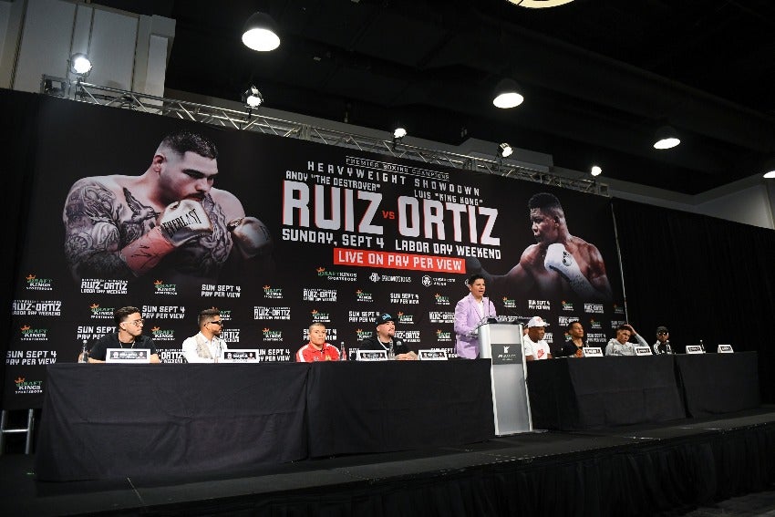 Andy Ruiz y Ortiz previo a la pelea