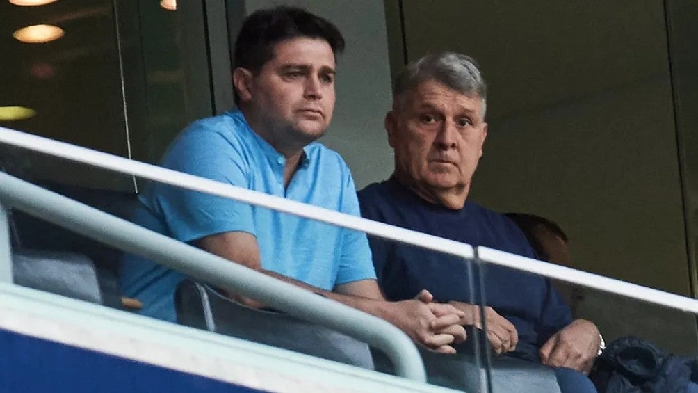 Tata Martino presente en el Rayados vs Mazatlán