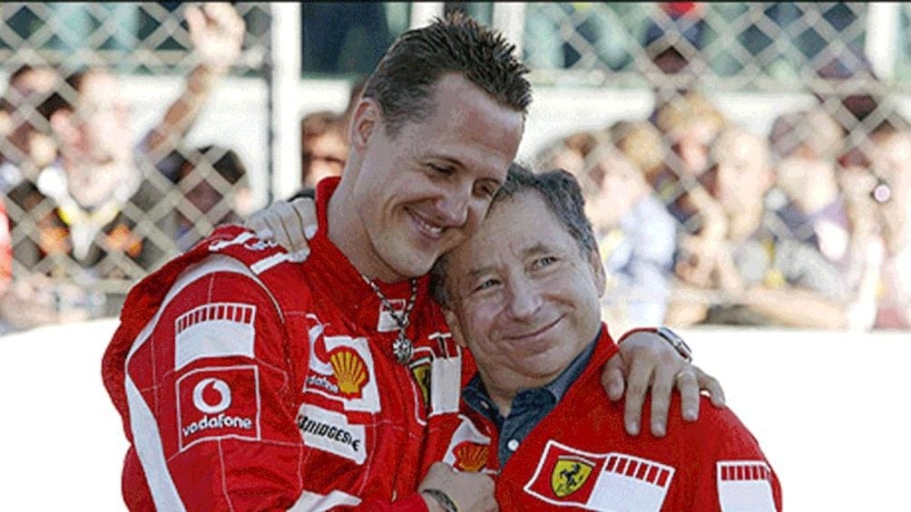 Michael Schumacher y Jean Todt