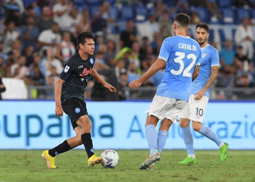 Chucky en el partido de Napoli. 