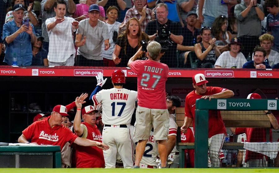 Ohtani y Trout consiguen jonrones en el triunfo de los Angels