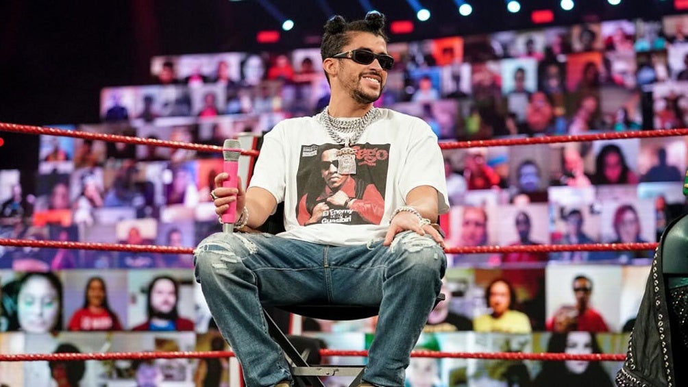 Bad Bunny en un show de la WWE