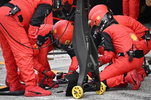 Equipo Ferrari en el GP de Países Bajos