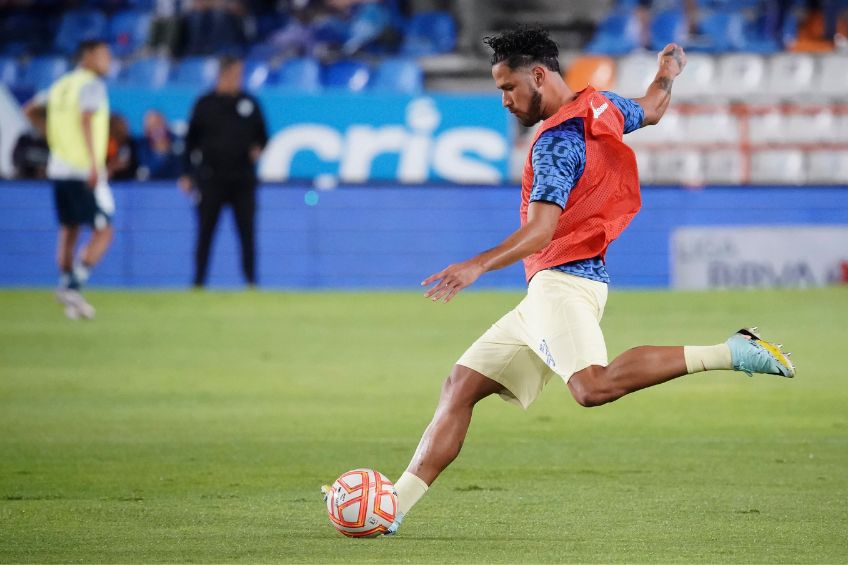 Bruno Valdez previo a un partido del América