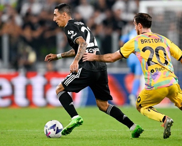 Ángel Di María en el Juventus vs Spezia de la Serie A