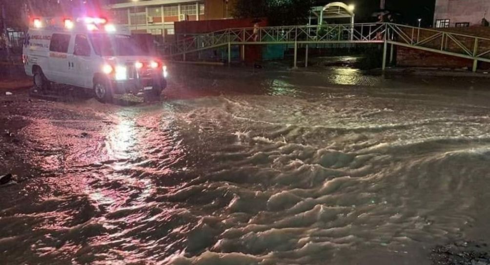 Inundaciones provocadas por las lluvias en Nuevo León