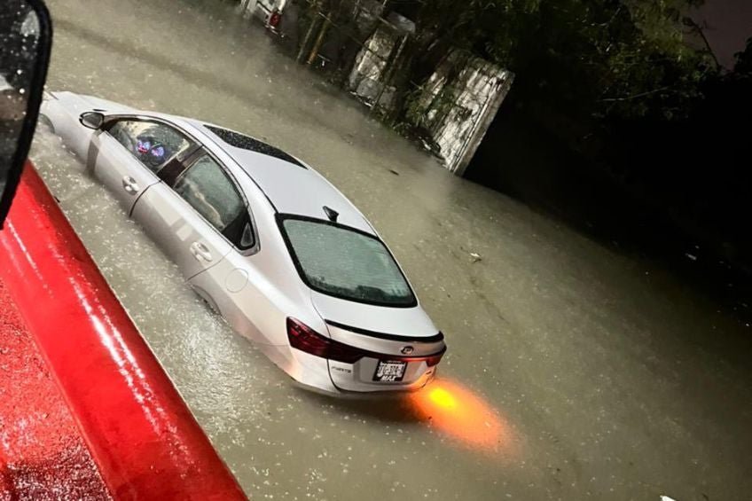 Inundaciones provocadas por las lluvias en Nuevo León