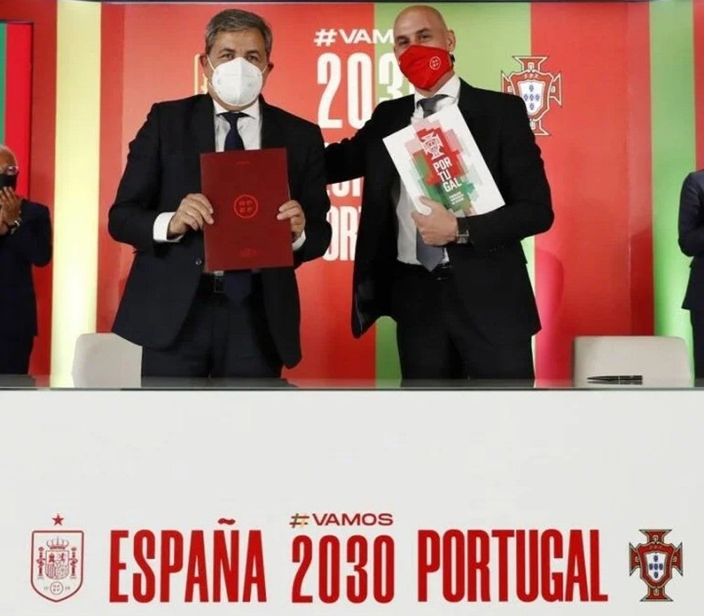 España y Portugal presentaron su candidatura a la Copa del Mundo 2030