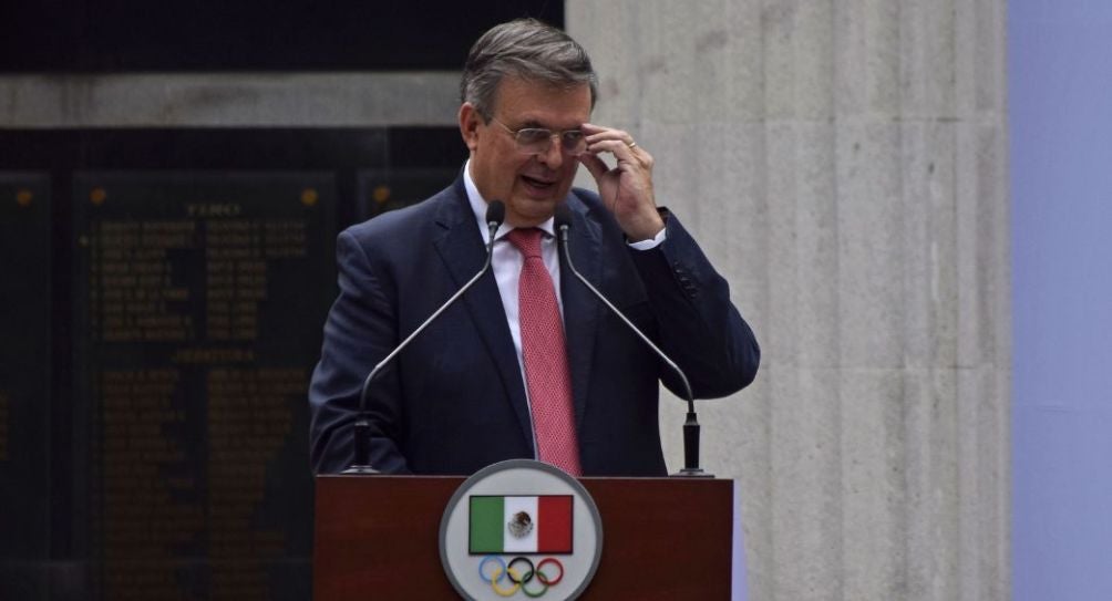 Marcelo Ebrard en conferencia de prensa