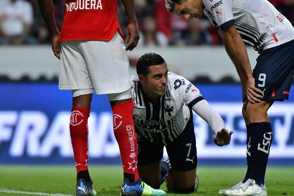 Funes Mori durante su lesión