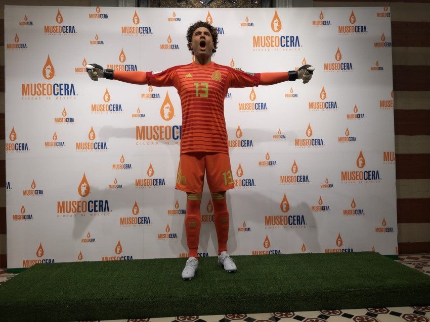 Figura de cera de Memo Ochoa