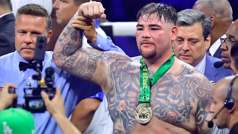 Andy Ruiz tras vencer a King Kong Ortiz