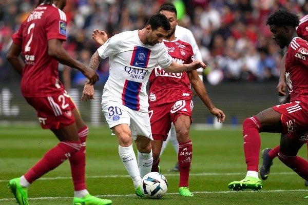 Messi en acción con el PSG