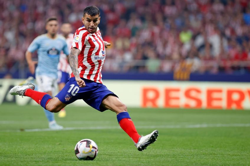 Ángel Correa durante un partido del Atlético de Madrid