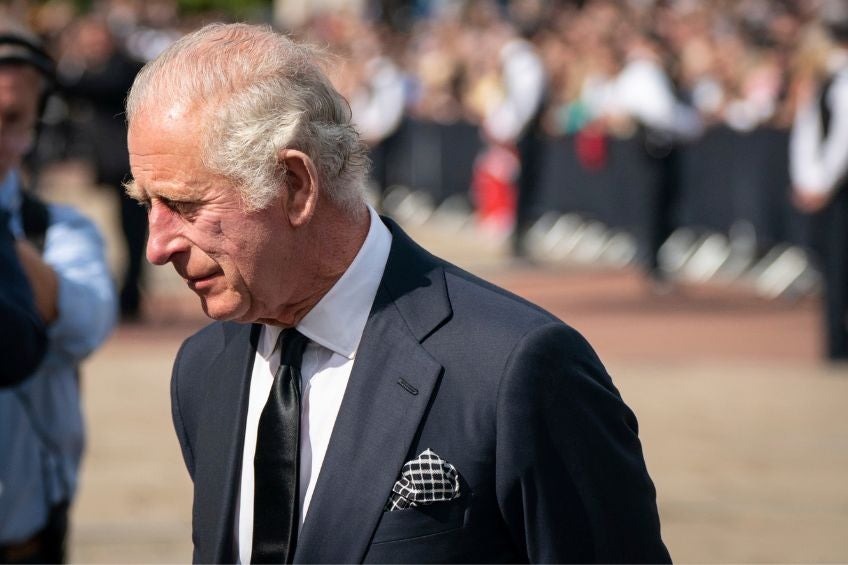 Carlos III previo a ser proclamado formalmente como rey de Gran Bretaña