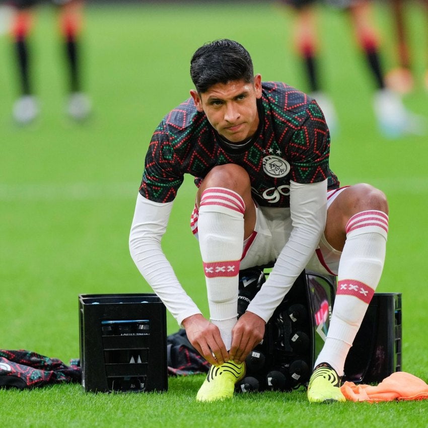 Edson Álvarez previo al partido del Ajax