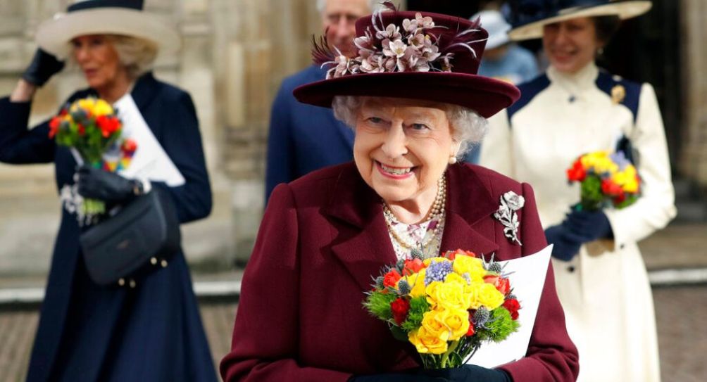 Reina Isabel II en un evento