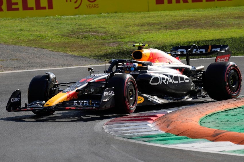 Checo Pérez en el GP de Italia