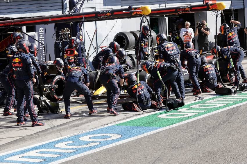 Checo Pérez en el GP de Italia