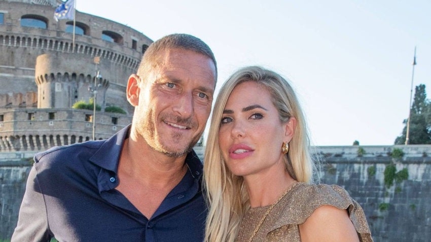 Totti y Blasi de vacaciones