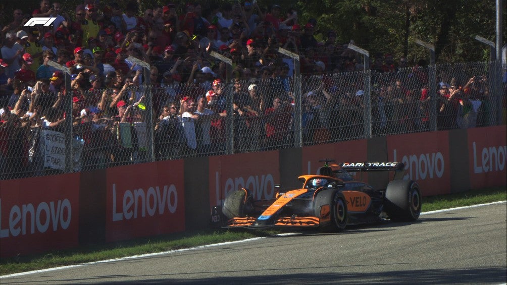 Daniel Ricciardo de McLaren en el GP de Italia