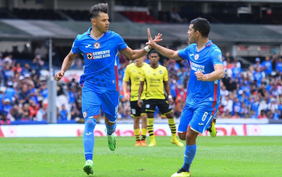 Ángel Romero celebra gol