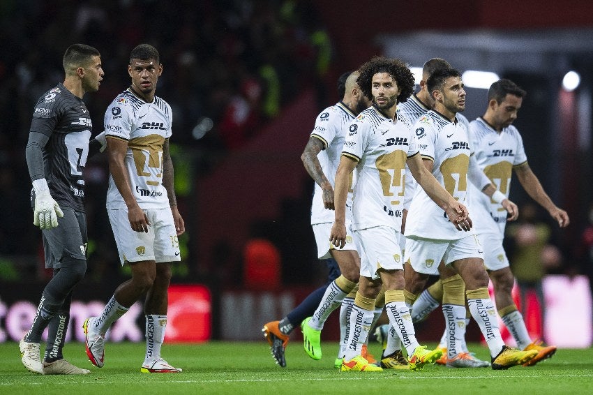 Pumas tras su partido contra Toluca