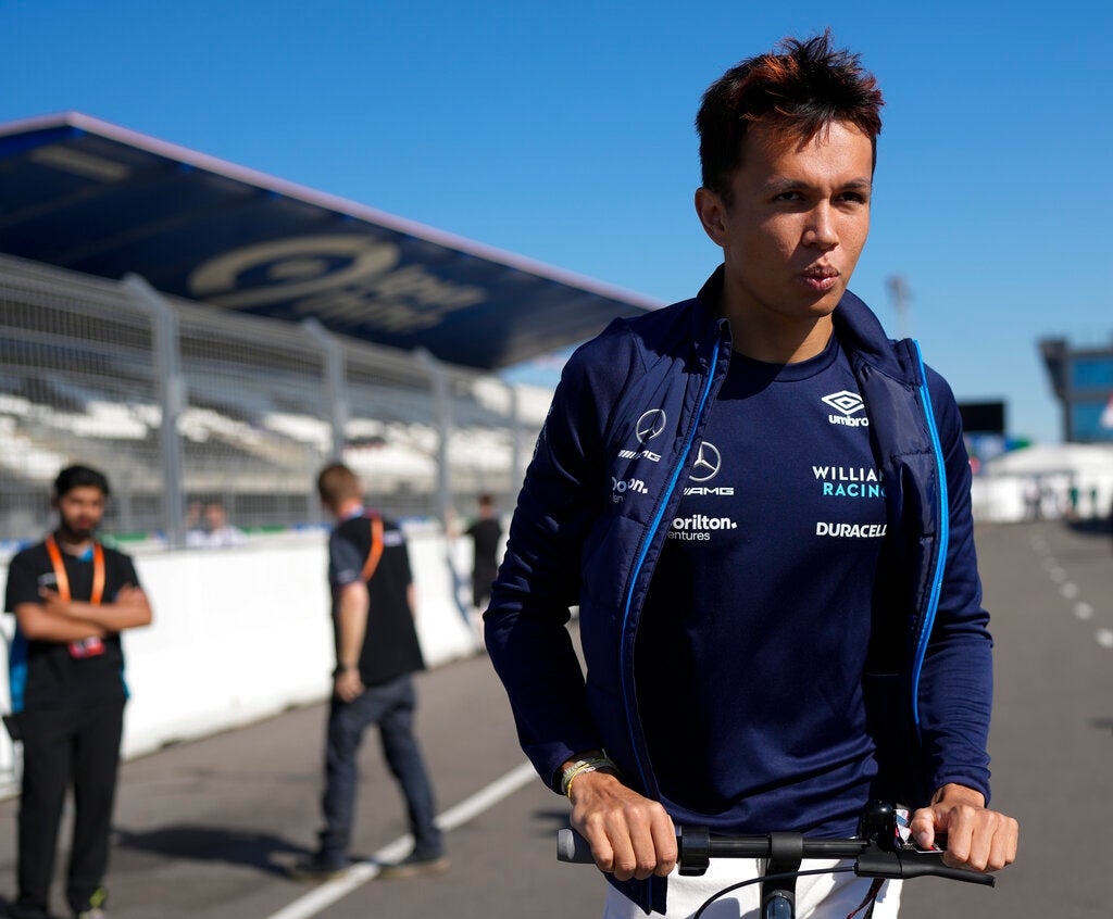  Alex Albon previo a un Gran Premio